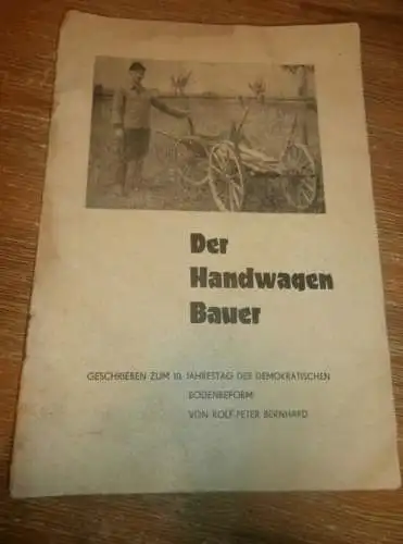 Broschüre über Bauer aus Gnevezow in Mecklenburg , 1955 , bei Metschow und Borrentin , Agrar , Landwirtschaft , DDR !!