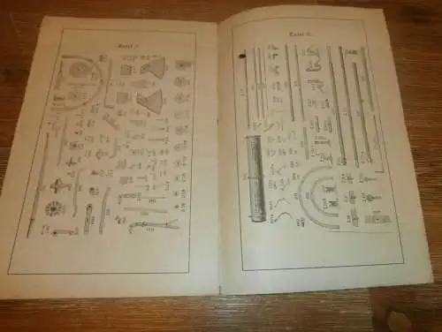 Ersatzteilliste Saxonia Drillmaschine , 1922 , Siedersleben & Co., Bernburg in Anhalt , Betriebsanleitung , Handbuch  !!