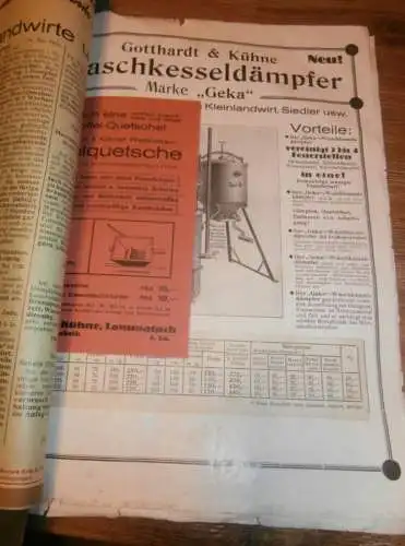 Gotthardt & Kühne in Lommatzsch i.Sa. 1931 - Ordner mit Prospekten / Reklame , Dämpfer , DRP , Katalog , Heizungsbau !!