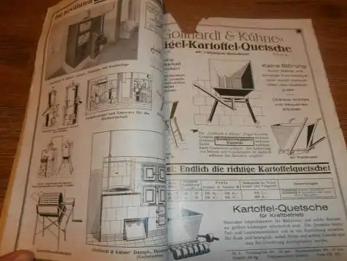 Gotthardt & Kühne in Lommatzsch i.Sa. 1931 - Ordner mit Prospekten / Reklame , Dämpfer , DRP , Katalog , Heizungsbau !!