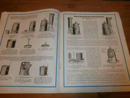 Katalog / Reklame - AKRA Viehfutter Dämpfer 1932 , Kyffhäuserhütte Artern i.Sa. ,  Agrar , Landwirtschaft !!!