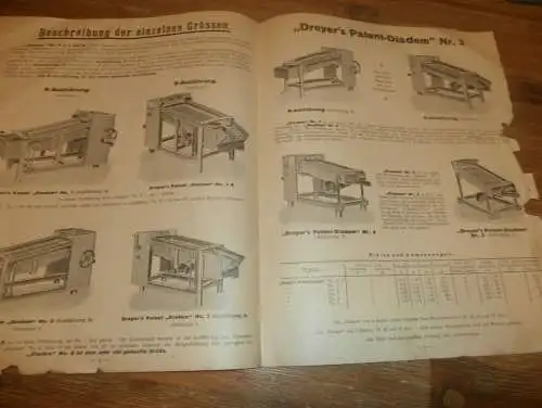 Stettin 1928 - Maschinenfabrik - Reklame , Ersatzteile , Katalog , Schütt & Ahrens , Richard Kayser , Agrar Dreyer !!!