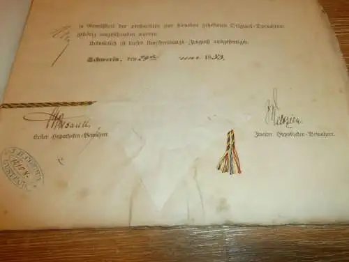 Gutsbesitzer Fick auf Kirch Kogel b. Reimershagen , Tieplitz b. Sternberg 1852-58, Gülzow - Prüzen Mecklenburg , Akte