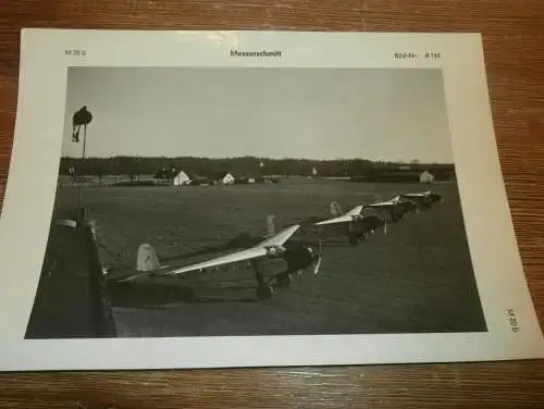 Datenblatt - Messerschmitt BFW M20b , 1929 , Bayerische Flugzeugwerke Augsburg , Flugzeug !!!