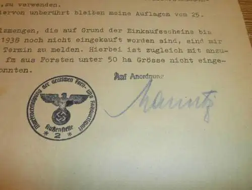 Holz für Wehrmacht , NSDAP , SS , Autobahn 1938 , Reichsbahn , Arbeitsdienst , Stettin !!