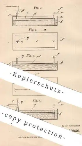 original Patent - Thiem & Töwe , Halle / Saale | 1905 | Herst. von Luftgas | Kohlenwasserstoff | Gas , Gase