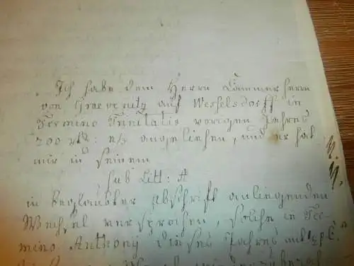 von Grävenitz auf Wesselsdorf b. Selpin , 1801 , von Möckmann auf Lüsewitz / Sanitz , komplette Akte , Mecklenburg !!
