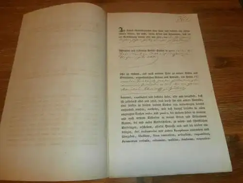 alte Akte - Vogt von Both zu Bassewitz , 1842 , Hofbuchhandel Eberstein zu Rostock , Mecklenburg !!!