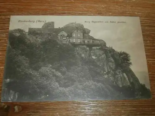 alte AK - Blankenburg i. Harz , 1918 , Burg Regenstein , Ansichtskarte !!!