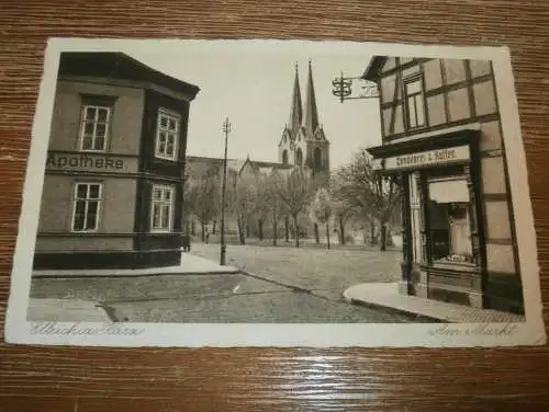 alte AK - Ellrich a. Harz  , 1944 , Apotheke , Conditorei , Ansichtskarte !!!