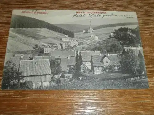 alte AK - Altenau i. Harz , 1908 , Villenviertel , Ansichtskarte !