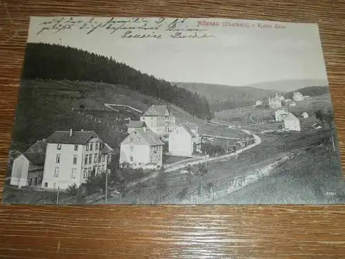 alte AK - Altenau i. Harz , 1909 , Kleine Oker , Ansichtskarte !