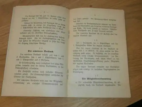 Königlich Preußisches Infanterieregiment von Horn / 3. Rhein , Satzung von 1921 , Leer / Ostfriesland , extrem selten !