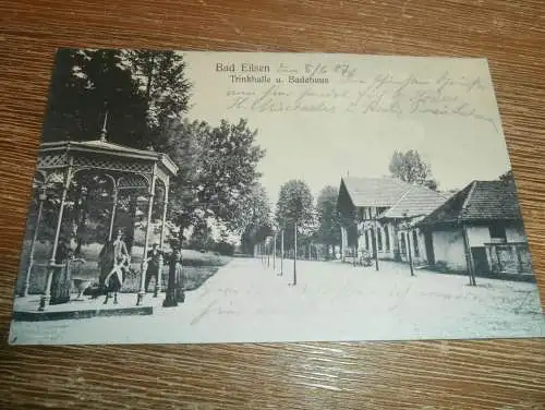 alte AK - Bad Eilsen , 1907 , Trinkhalle und Badehaus , Ansichtskarte !!