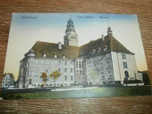 alte AK - Wittenberge , ca. 1905 , Neues Rathaus ,  Ansichtskarte !