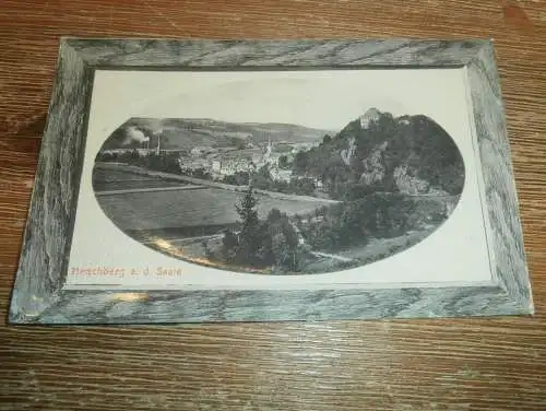 alte AK - Hirschberg a.d. Saale , 1911 , Panorama ,  Ansichtskarte !!