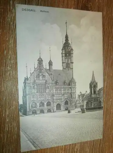 alte AK - Dessau , ca. 1910 , Rathaus ,  Ansichtskarte !!