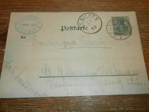 alte AK - Oybin , 1902 , vom Schuppenberge , Ansichtskarte !!