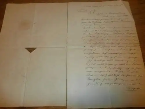 Preußischer Hypothekenbrief , Ennigloh b. Bünde , Kr. Herford 1888-1895 , Johann Hefter , Peter Haubrok , Dr. Weihe !!