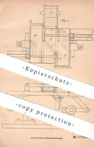 original Patent - Bruno Wätzig , Dresden , 1906 , Mundstücke für Zigarettenhülsenmaschinen | Zigarette , Tabak