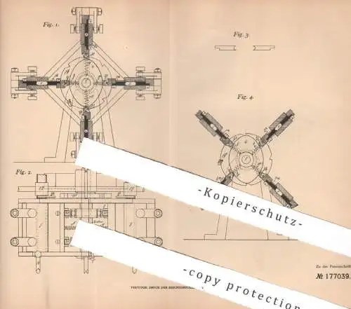 original Patent - Bruno Wätzig , Dresden , 1906 , Zigarettenstopfmaschine | Zigaretten - Stopfmaschine | Tabak | Pressen