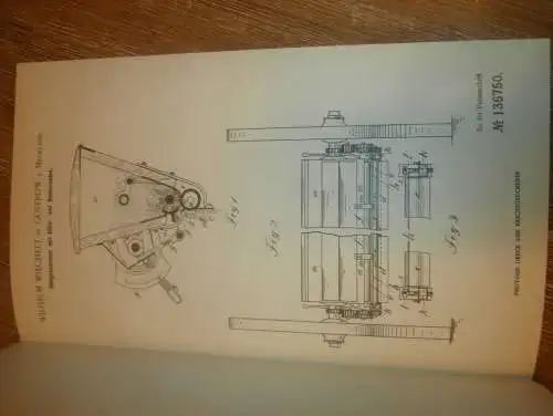 original Patent - Wilhelm Wiechelt in Güstrow i. Mecklenburg , 9.01.1902 , Düngerstreuer , Landwirtschaft , Agrar  !!