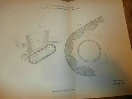 original Patent - Carl Kaehler in Güstrow i. Mecklenburg , 10.07.1902 , Düngerstreumaschine , Landwirtschaft , Dünger !!