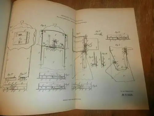 original Patent - Hermann Perls in Rostock i. Mecklenburg , 22.09.1889 , Briefkasten für Post , Postkasten !!