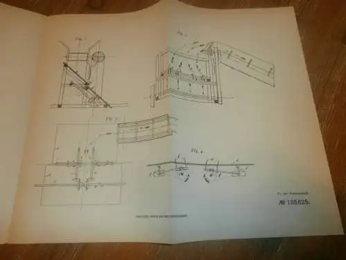 original Patent - L. Baumann in Lübz i. Mecklenburg , 27.01.1906 , Dreschmaschine , Agrag , Bauer , Ernte !!!