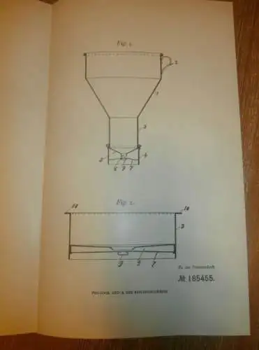 original Patent - Hellmuth Hallier und H. Weber in Lübstorf b. Wiligrad i. Mecklenburg , 1.03.1906 , Milchfilter , Milch