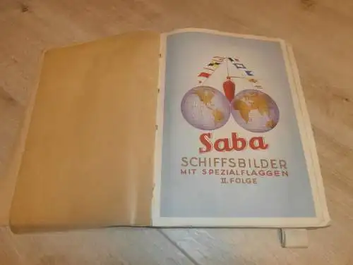 SABA Schiffsbilder II. Folge , Album Sammelbilder , Schiffe , Schiff , Werbung / Reklame  !!!