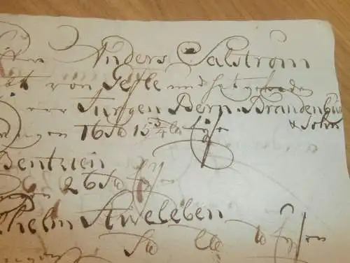 Hafenschein Gefle / Gävle , Stralsund - 1761 - Mecklenburg , mit Signatur v. Kapitän , Angabe zu Schiff und Ladung !!