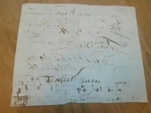 Hafenschein Fehmarn / Stralsund - 1761 - Mecklenburg , mit Signatur v. Kapitän , mit Angabe zu Schiff und Ladung !!!