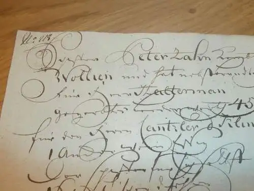 Hafenschein Wollin / Stralsund - 1761 - Mecklenburg , mit Signatur v. Kapitän , mit Angabe zu Schiff und Ladung !!!