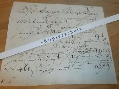 Hafenschein Randers / Stralsund - 1761 - Mecklenburg , mit Signatur v. Kapitän , mit Angabe zu Schiff und Ladung !!!