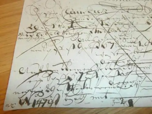 Hafenschein Barth / Stralsund - 1761 - Riga ,Mecklenburg , mit Signatur v. Kapitän , mit Angabe zu Schiff und Ladung !!!