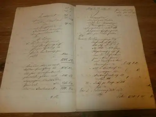 komplette Akte - von Weltzien , 1843-1849 , Adel - Mecklenburg , New Courant !!!