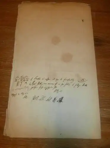 komplette Akte - Criminal-Kollegium zu Bützow , 1862 , Neubrandenburg , Kaufmann Bluhme , Mecklenburg !!!