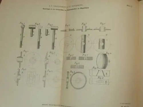 original Patent - A.P. Engelhardt in St. Petersburg / Russland , 27.04.1878 , Feder für Kutsche , Wagenbau !!