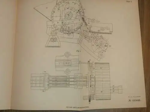 original Patent - Jacob Aivaz und Henryk Kurkiewicz in St. Petersburg / Russland , 12.06.1904 , Zigaretten-Maschine !!