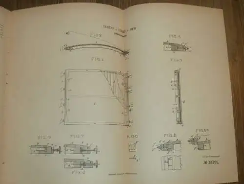 original Patent - Gustav von Lembke in Kiew i. Russland , 16.04.1886 , Lichtpausapparat , Photographie !!