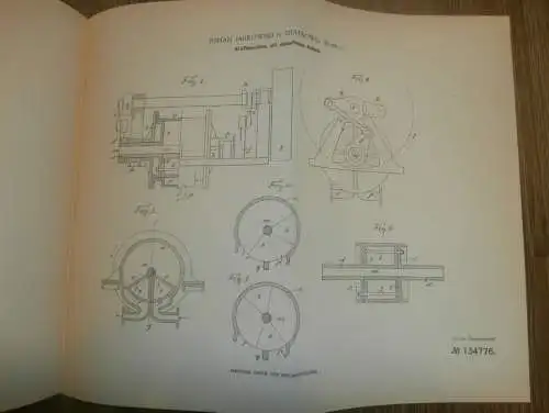 original Patent - Johan Jarkowski in Diatkowo / Djatkowo  i. Russland , 29.11.1901 , Kraftmaschine , Motor !!