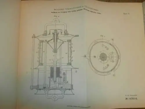 original Patent - W. Taboulevitsch in Alexandrowski / Russland , 4.03.1902 , farbiges Licht , Alexandrowsk-Sachalinski !