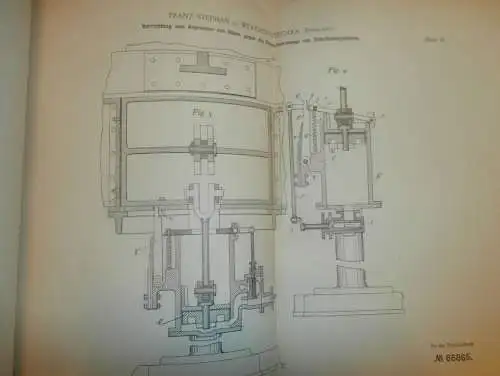 original Patent - Franz Stephan in Werchniatschka / Russland , 14.08.1891 , Maschine für Rüben , Zuckerfabrik , Zucker !