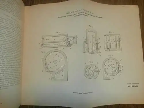 original Patent -  Paul Winand in Charkow / Charkiw in Russland , 16.04.1902 , Brennstoff - Herstellung  !!!