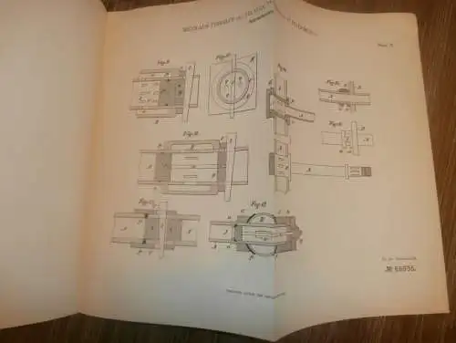 original Patent - Nocolaus Tverskoi und Pelagia Tverskaia in St. Petersburg / Russland , 5.03.1892 , Dampfmaschine !!!