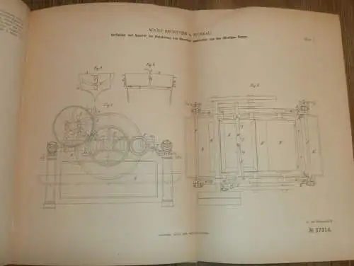 original Patent - Adolf Brunstein in Moskau , 12.01.1886 , Apparat für Alizariöl , Chemie , Medizin !!