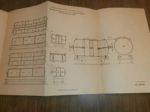 original Patent - Andreas Hendunen in Moskau , 24.06.1902 , Apparat für Torf !!