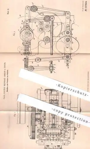 original Patent - Paul Eugène Meinrad Jamain , Dijon , Frankreich , 1897 , Pressen von Pastillen | Presse | Tabletten !