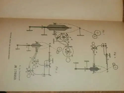 original Patent - Wilhelm Schön in Sosnowice i. Polen , 7.03.1905 , Apparat für Spinnmaschine , Spinnerei , Zwirn !!